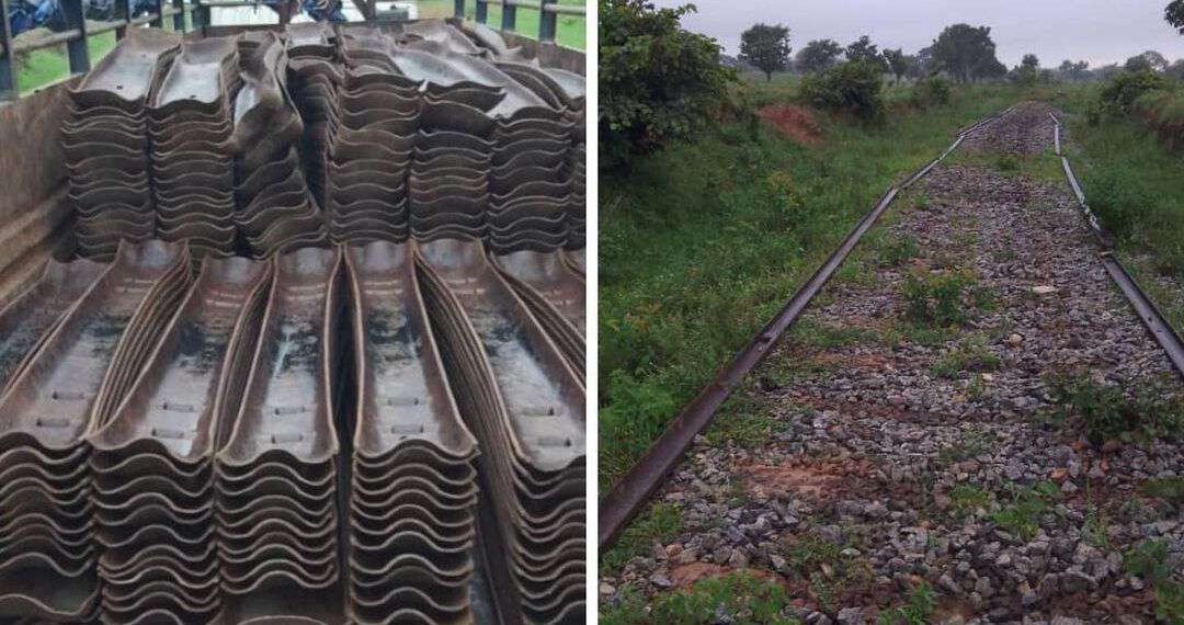 PHOTOS: Police impound truck carrying stolen 600 rail line sleepers