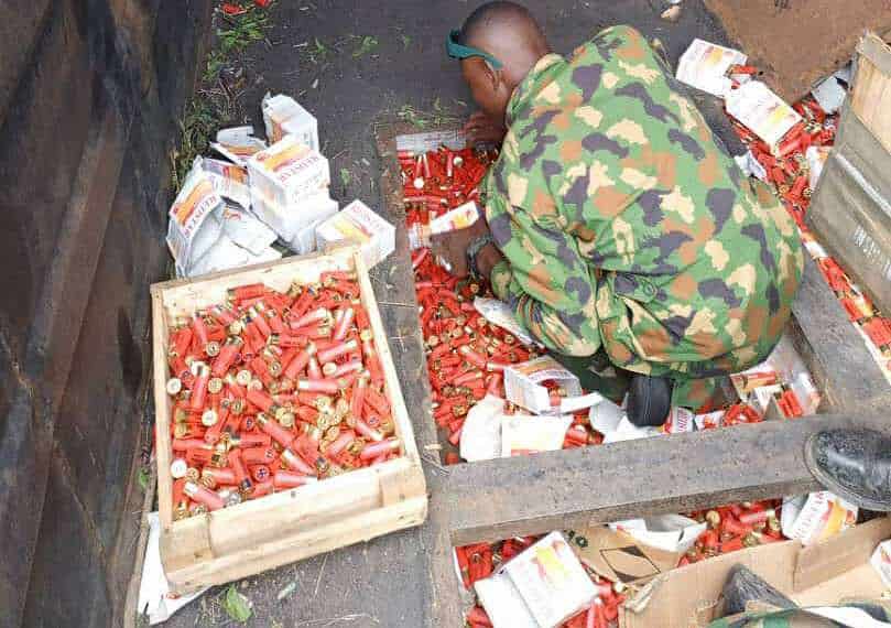 JUST IN: Troops intercept Onitsha bound truck-load of smuggled ammunition