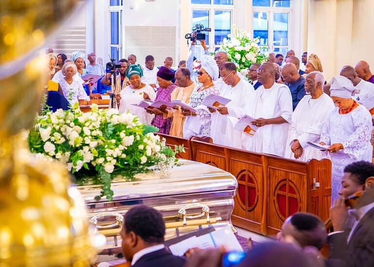 Tinubu, Abiodun, others pay tribute as FCMB founder, Subomi Balogun is buried