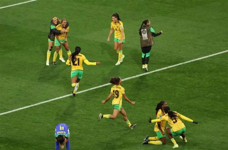Jamaica upset Brazil to reach Women’s World Cup last 16