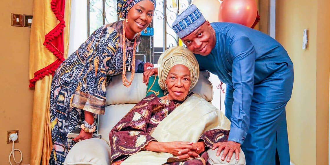 PHOTOS: Saraki hails mother on her 88th birthday