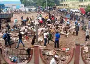 FCT minister demolishes popular 'Kilishi' market in Abuja [PHOTOS]