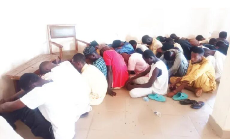 NSCDC thwarts same-sex wedding in Gombe, nabs 76 suspects