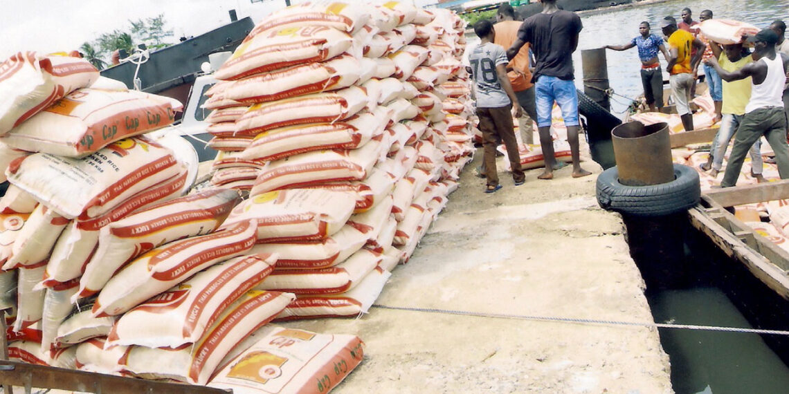 Smuggling: Navy apprehends 5 suspects, seizes wooden boat, 18 bags of rice