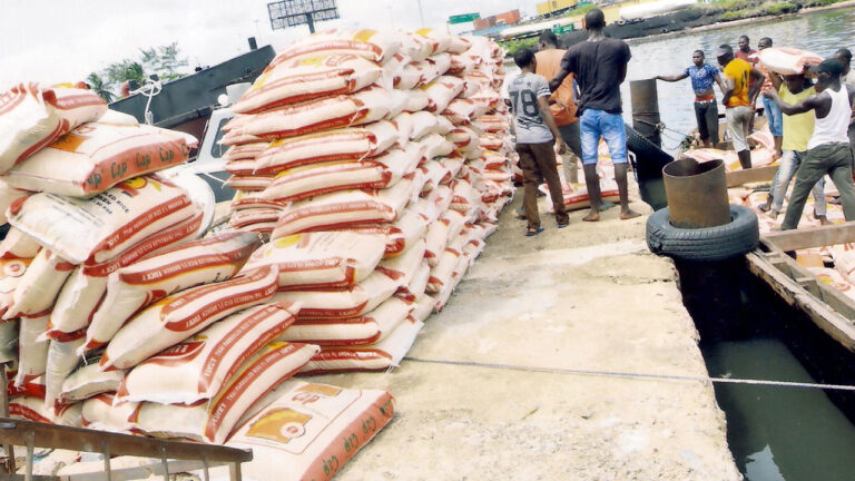 Smuggling: Navy apprehends 5 suspects, seizes wooden boat, 18 bags of rice