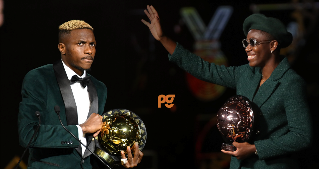CAF Awards '23: Osimhen, Oshoala crowned Africa Players of the Year