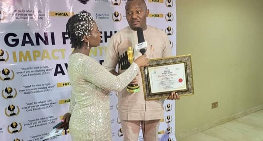 Media icon, James Ume clinches Gani Fawehinmi Award for outstanding impact