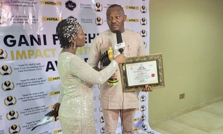 Media icon, James Ume clinches Gani Fawehinmi Award for outstanding impact