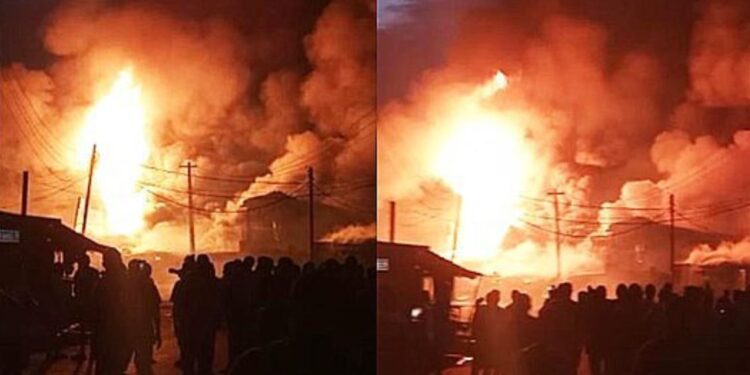 Goods Worth Millions Destroyed As Tanker Explodes in Lagos There Was Pandemonium in Ibadan Oyo State on Tuesday Evening over an Explosion in Parts of the State Capital There Was Pandemonium in Ibadan Oyo State on Tuesday Evening over an Explosion in Parts of the State Capital