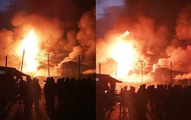 Goods worth millions destroyed as tanker explodes in Lagos