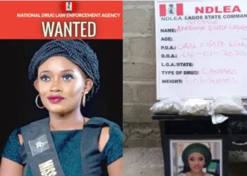 NDLEA declares ex-beauty queen wanted over illicit drug 'deal'