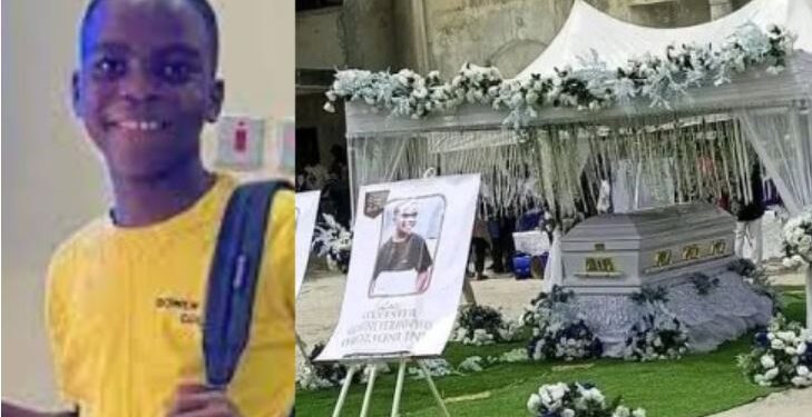 Dowen College Pupil Sylvester Oromoni Buried Two Years After Two Years After His Tragic Death a 12 year old Pupil of Dowen College Lekki Lagos State Sylvester Oromoni Jnr Has Now Been Laid to Rest Two Years After His Tragic Death a 12 year old Pupil of Dowen College Lekki Lagos State Sylvester Oromoni Jnr Has Now Been Laid to Rest