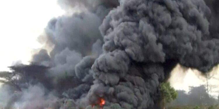 Just In Many Feared Killed As Tanker Explodes in Imo over 25 Bodies Were Said to Have Burnt to Ashes After a Tanker Suspected to Be Used by Oil Bunkers Exploded in the Forest of over 25 Bodies Were Said to Have Burnt to Ashes After a Tanker Suspected to Be Used by Oil Bunkers Exploded in the Forest of