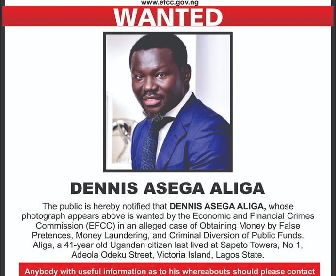 EFCC declares Dennis Asega Aliga wanted ...Teleology Holdings CEO who fraudulently acquired 9Mobile
