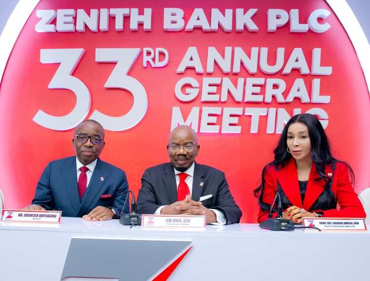 Zenith Bank shareholders approve N125.59bn dividend payout