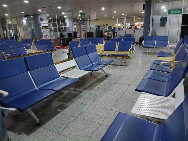 Passengers stranded as NLC, TUC shut Lagos, Abuja airports [PHOTOS]
