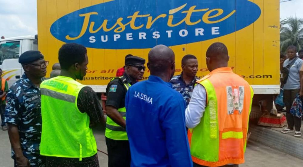 Again, Dangote truck kills man, injures two in Lagos [PHOTOS]