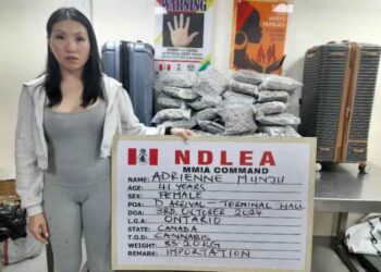 NDLEA nabs Canadian woman with N9bn worth of opioids