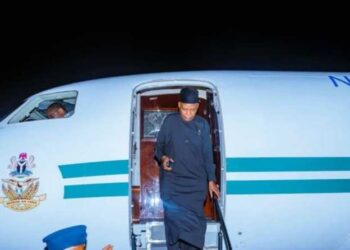 VP Shettima plane's windscreen damaged in US