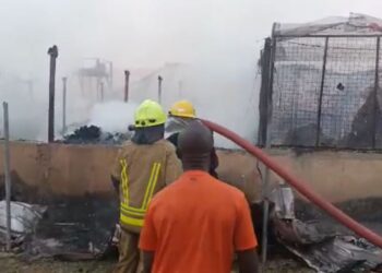 Fire guts popular Abuja estate market